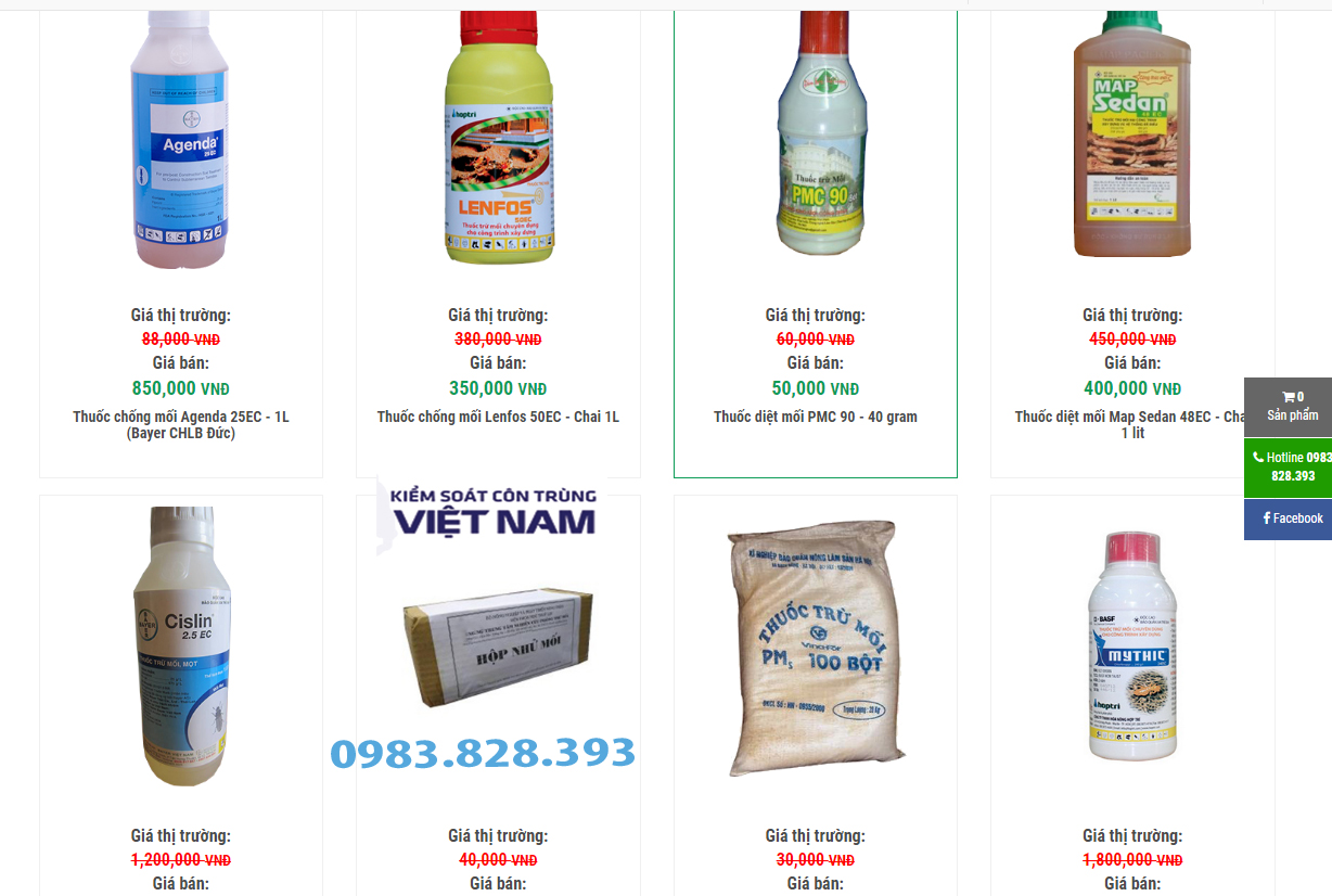 Thuốc diệt côn trùng - Thuốc chống mối