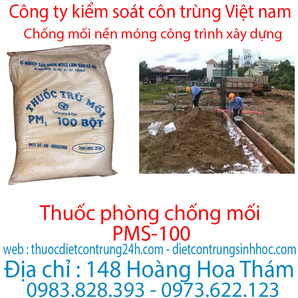 thuốc trừ mối PMS 100 bột