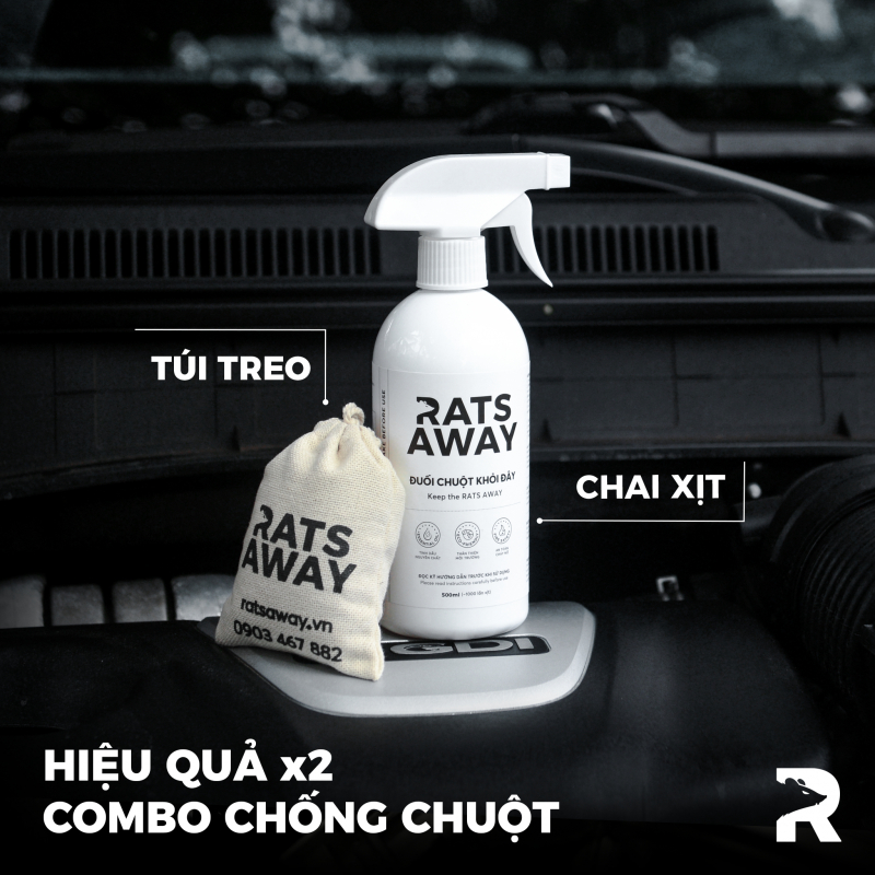 Thuốc xịt xua đuổi chuột
