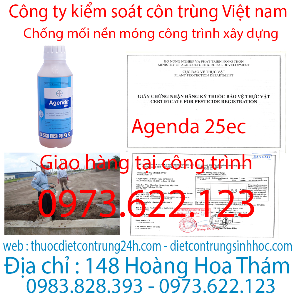 thuốc phòng chống mối Agenda 25Ec